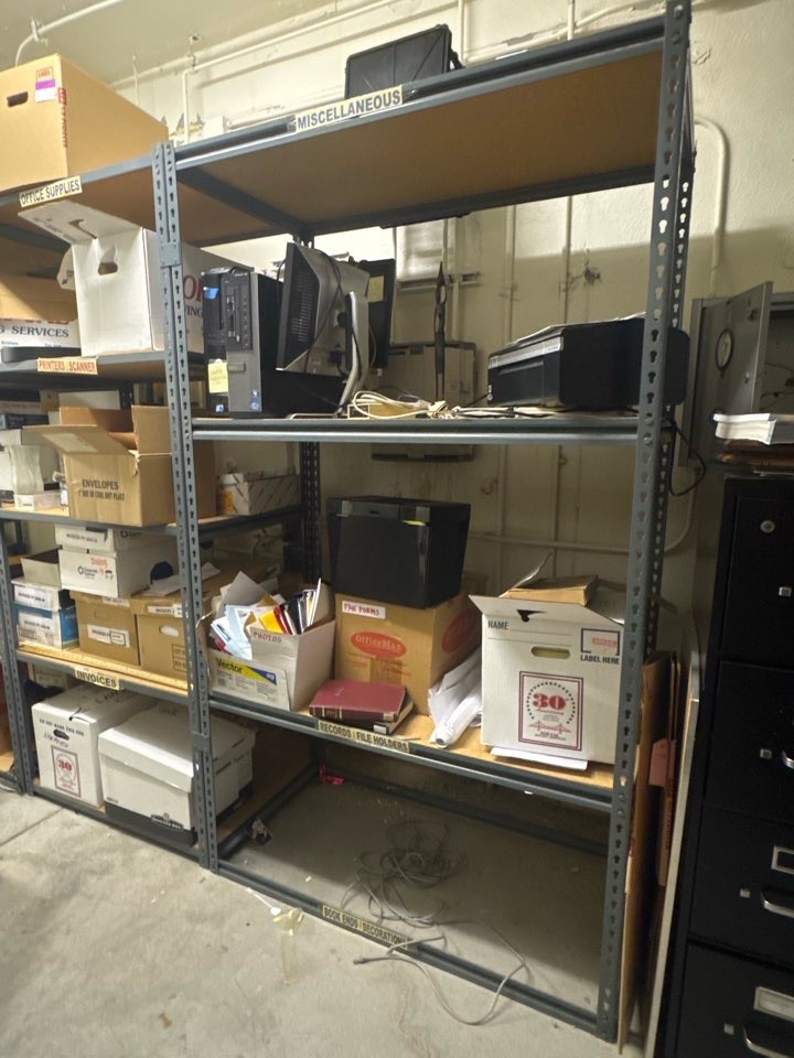 Supply Storage Shelf