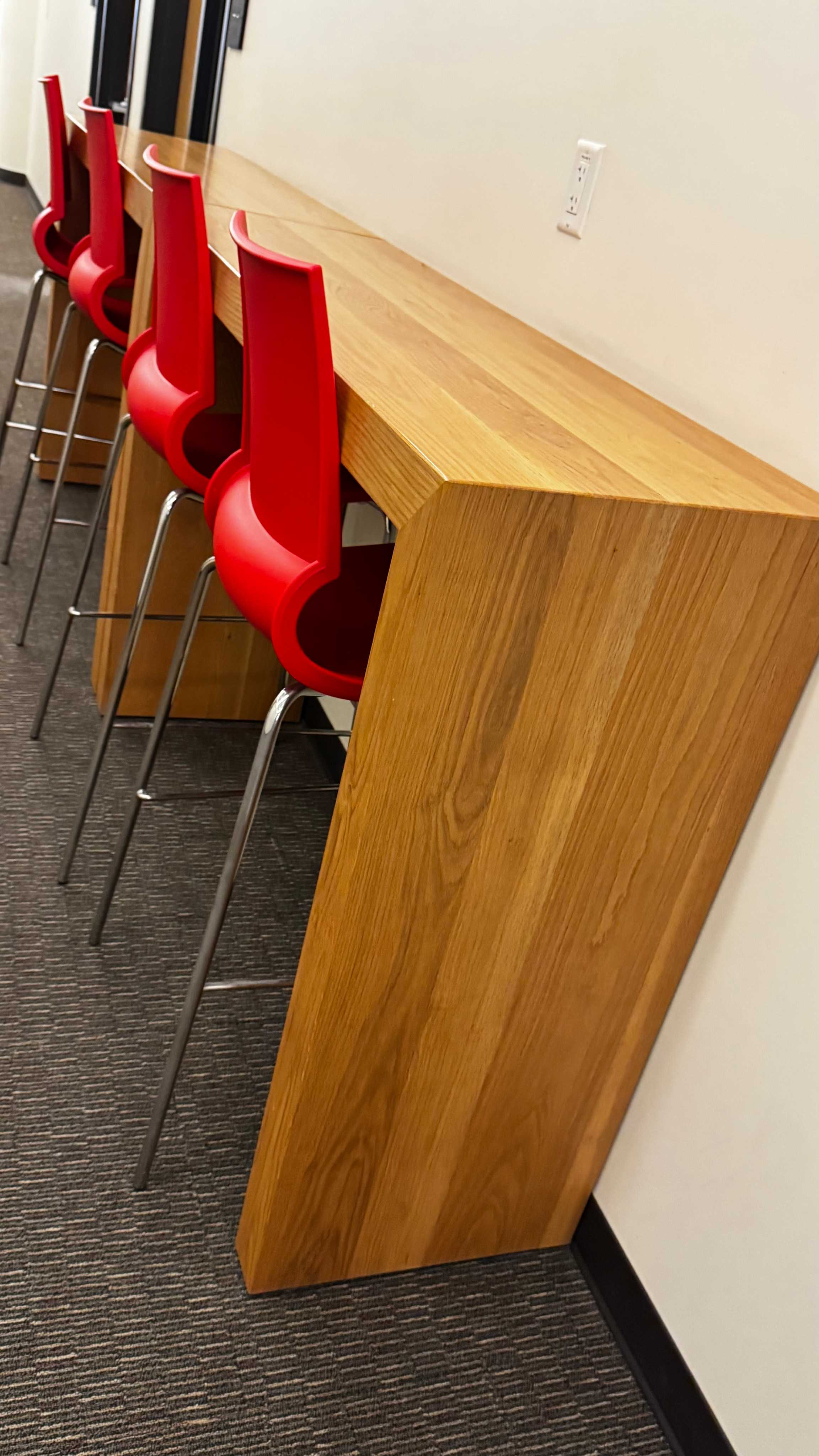 Desk High Table W/Wheels